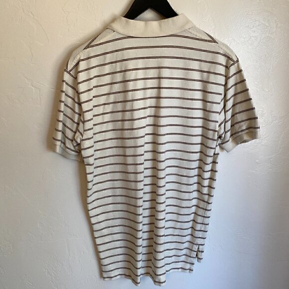 Polo Ralph Lauren Cream Striped Polo Shirt - Picture 7 of 7